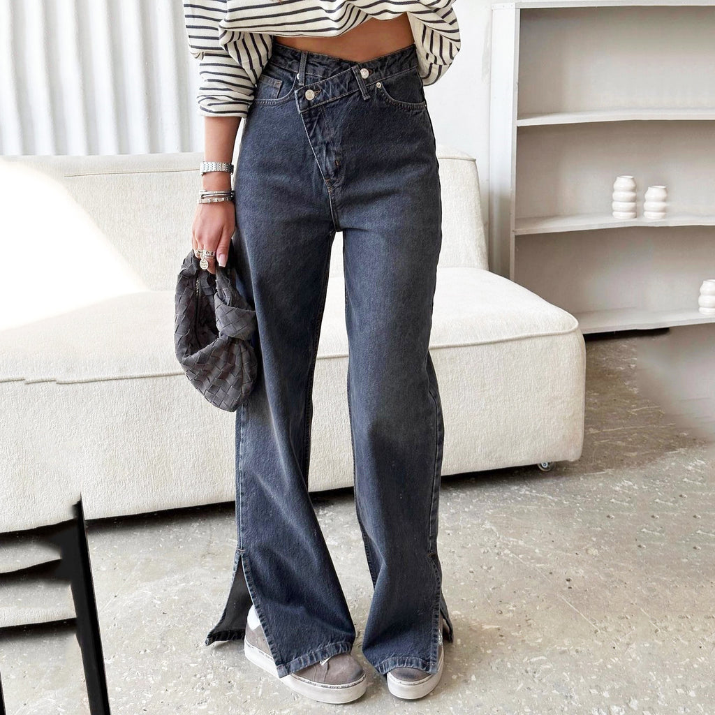 Asymétrique jeans