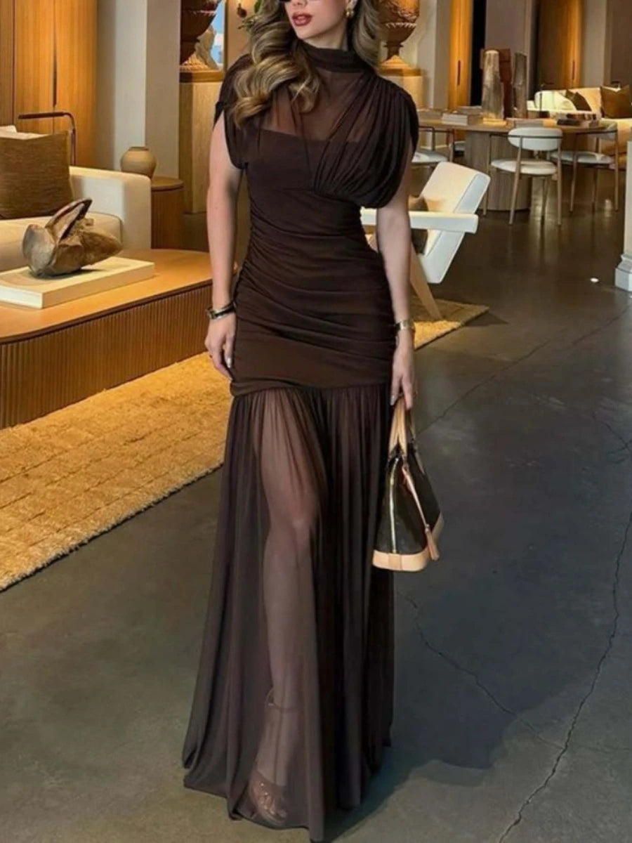 Robe "secret de soie"
