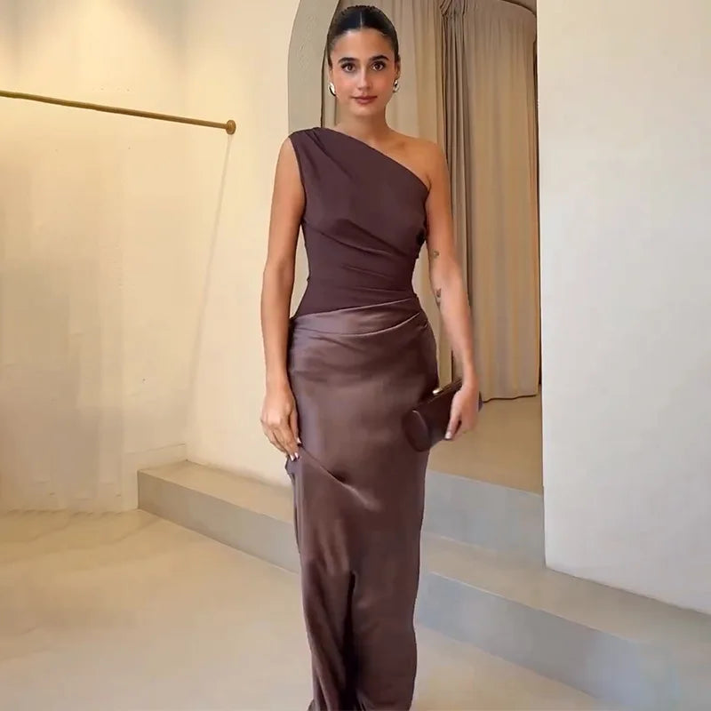 Robe "brume satinée"