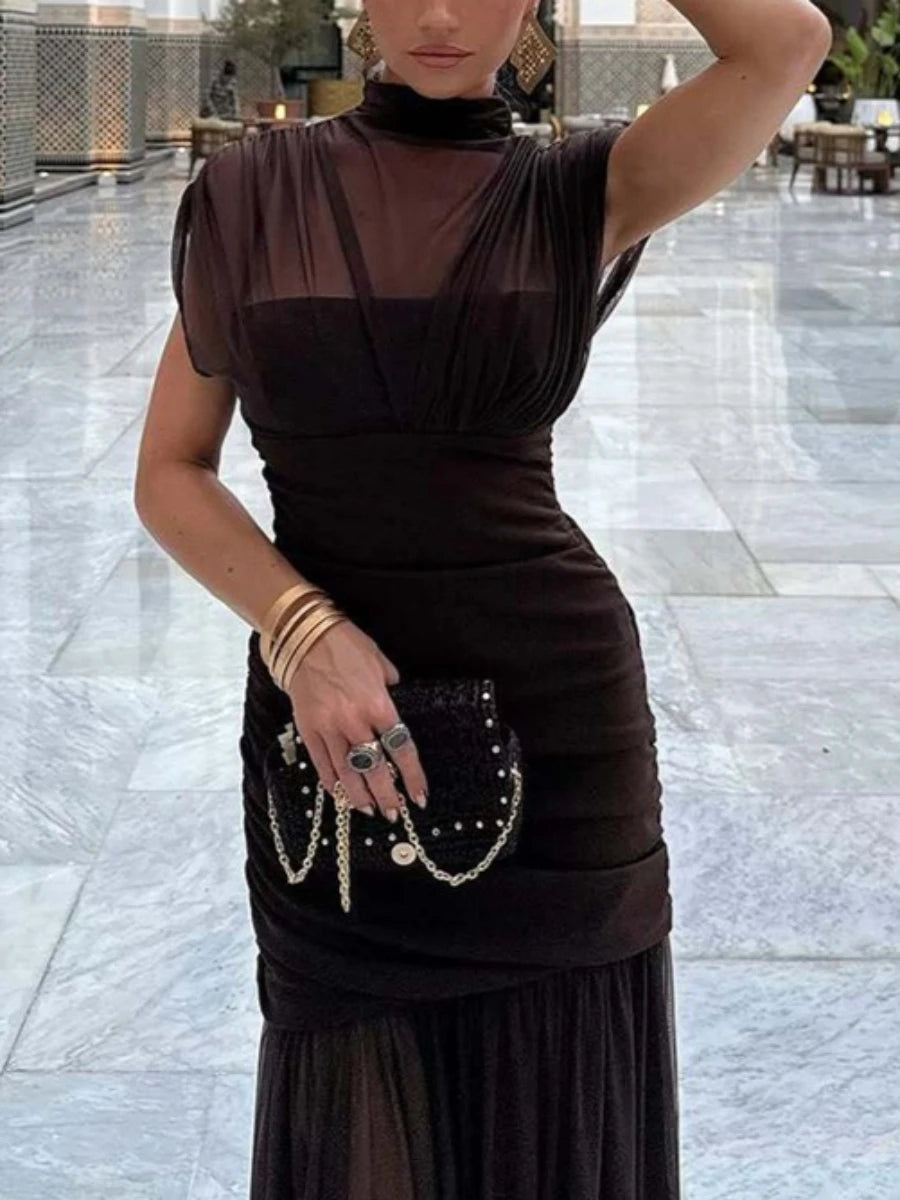 Robe "secret de soie"