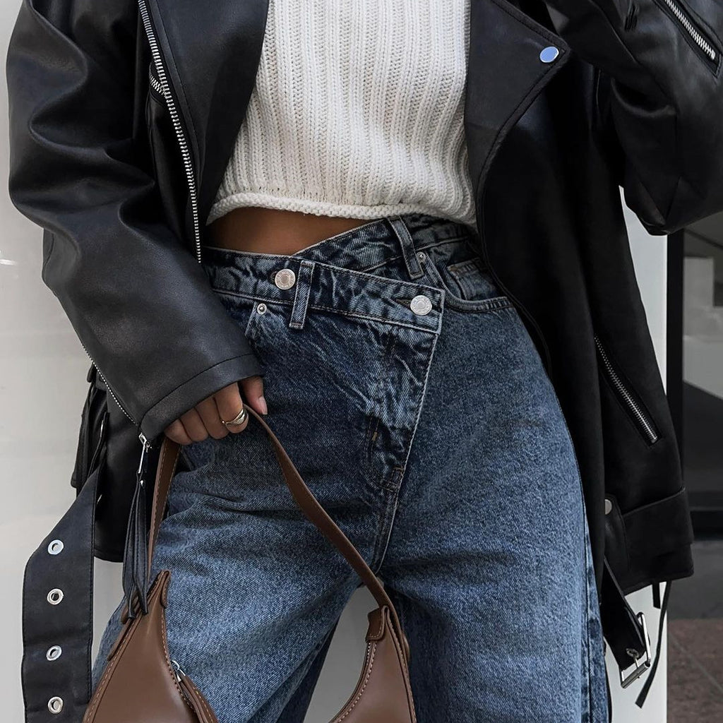 Asymétrique jeans