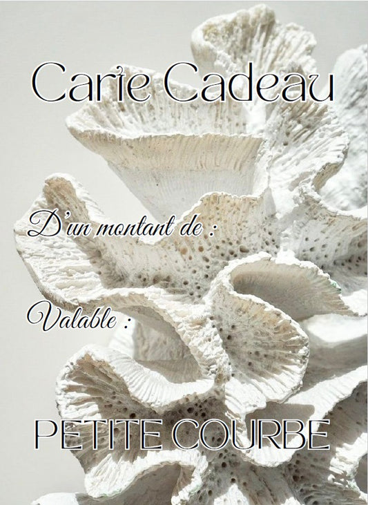 Carte Cadeau Petite Courbe