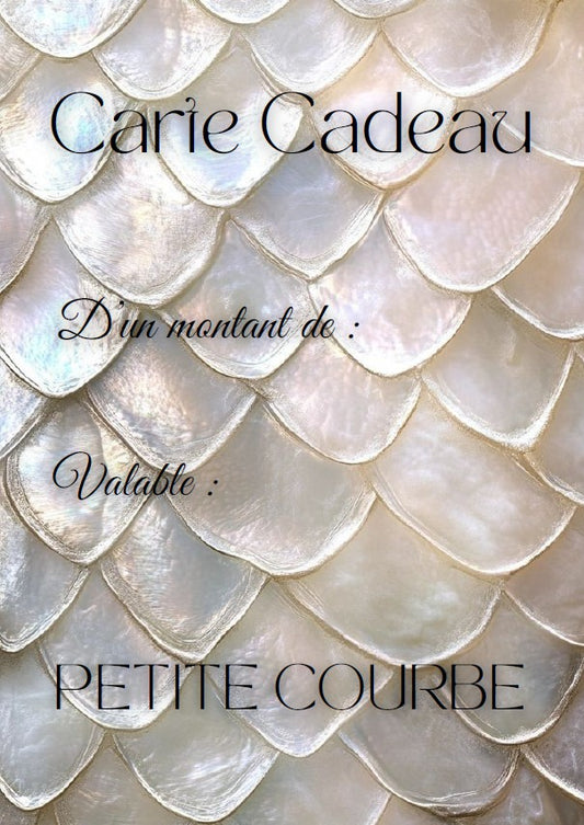 Carte Cadeau Petite Courbe